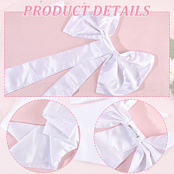 Съемный атласный бант DIY-WH0002-35