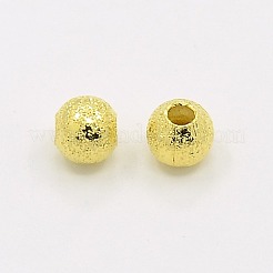 Perles en laiton texturées&nbsp;LS-EC247-G