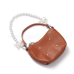 Резиновые ремни для мобильных телефонов из искусственного жемчуга&nbsp;HJEW-JM04005