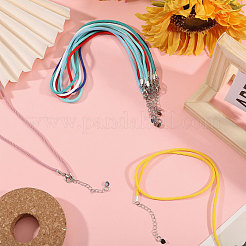 9 шт. 9-цветный круглый нейлоновый шнур милан для изготовления ожерелий&nbsp;NJEW-PH01635