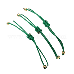 3 bracelet de perles tressées en pierres précieuses de 3 styles&nbsp;BJEW-JB11146-04