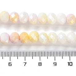 Стеклянные бусины с гальваническим покрытием  LAMP-S068-02P