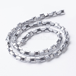 Pvd vuoto placcatura elettrodeposizione fili di perle di ematite sintetica non magnetica&nbsp;G-F534-I07