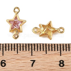 Ciondoli a stella Shegrace in ottone con pavé di zirconi cubici.&nbsp;XGRQ2O760-441G
