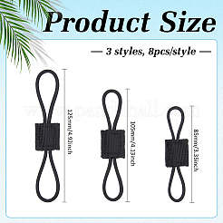 24 clip porta-attrezzi tattici in nylon con gomma&nbsp;FIND-FG0005-61C