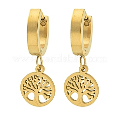 Комплекты сережек-подвесок из нержавеющей стали 304 с ионным покрытием (IP) EJEW-G400-36G