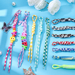 12 pendentif décoratif en nylon de 12 couleurs pour ornements de sac&nbsp;AJEW-SC0031-93