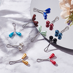 2 карточка 2 стиль стальные U-образные зажимы набор AJEW-GF0004-70