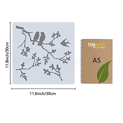 Modelli di stencil per pittura da disegno in plastica per animali domestici&nbsp;DIY-WH0244-108