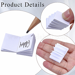 Mini-Buchdekorationen aus Papier&nbsp;DJEW-CP0001-45B