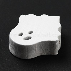 Хэллоуин окрашенные деревянные бусины&nbsp;X-WOOD-C002-01