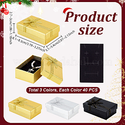 120 boîte cadeau de rangement en papier de 3 couleurs&nbsp;CBOX-PH0001-14