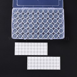 60шт пластиковые контейнеры для хранения бусин CON-C017-01