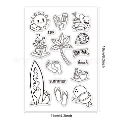 PVC-Plastikstempel&nbsp;DIY-WH0167-56-74