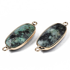 Соединители из натуральной африканской бирюзы (яшмы)&nbsp;G-S359-337B