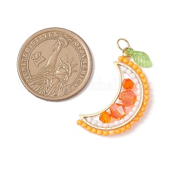 Круглые стеклянные бусины в виде фруктов&nbsp;PALLOY-MZ00864-01