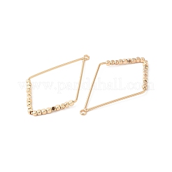 Латунные подвески с открытой спинкой KK-O144-26G