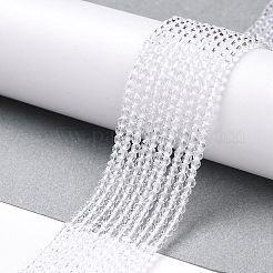 Прозрачные стеклянные бусины GLAA-H021-04-29