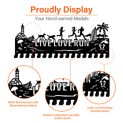 Модная железная вешалка для медалей ODIS-WH0021-305