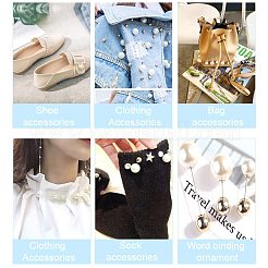 Имитация жемчуга акриловые OACR-PH0001-06B-WH