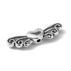 Сплавочные овальные бусины тибетского стиля  TIBEB-6533-AS-FF