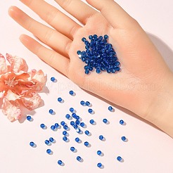 プレシオサ®クリスタルビーズ  チェコクリスタル  451 19 602 ラウンド  60310 カプリブルー  4mm  穴：1mm&nbsp;X-PRC-BB4-60310