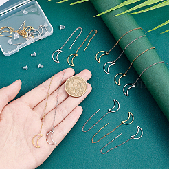 8 пара 2 цвета EJEW-UN0002-05