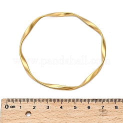 Витые браслеты из нержавеющей стали 304 для женщин&nbsp;LS-BJEW-Q040-07G