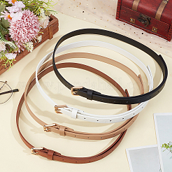 4 ceinture en cuir PU bicolore&nbsp;AJEW-WH20816-276AG-01