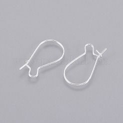 Латунные серьги-кольца серьги почек X-KK-G184-S