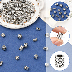 100шт 5 стиля европейские бусины из сплава в тибетском стиле&nbsp;FIND-SP0020-72