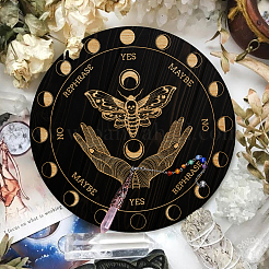 Ahademaker 1 шт. натуральный розовый кварц маятник биолокации кулон DIY-GA0003-53F