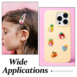 70 шт. 7 стиля мультяшные непрозрачные кабошоны из смолы RESI-FH0001-61