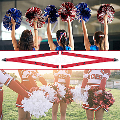 3 Stück Cheerleader-Pompons-Halter aus Polyester und Kunststoff&nbsp;FIND-UN0010-42A