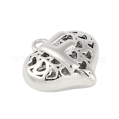 Pendentifs creux en laiton pour la Saint-Valentin&nbsp;KK-M289-03F-P