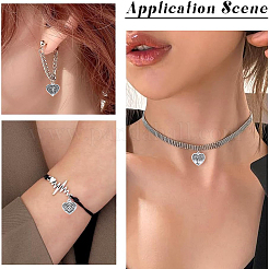 100шт 5 стиля подвески из сплава в тибетском стиле&nbsp;TIBE-YW0001-79