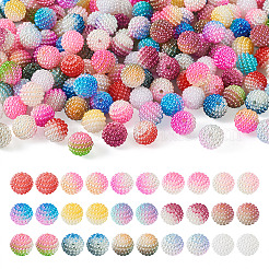 150pcs 15 Farben nachgemachte Perlenacrylperlen&nbsp;OACR-TA0001-44