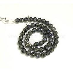 Гальванизировать естественно лабрадорита бисер пряди X-G-L150-8mm-01