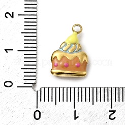 Подвески из нержавеющей стали 304 с эмалью&nbsp;STAS-I355-12G-02