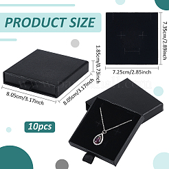 Картонные ящики для хранения ювелирных изделий&nbsp;LS-CON-WH0112-007B