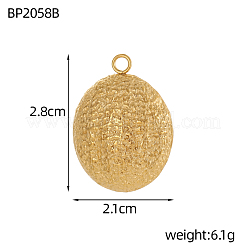 Подвески из нержавеющей стали 304&nbsp;STAS-OY006-02G