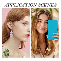 240шт 6 цвета покрытия акриловых бусин&nbsp;OACR-YW0003-94