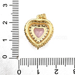 Латунные микро проложить кубического циркония подвески&nbsp;KK-K401-07B-02