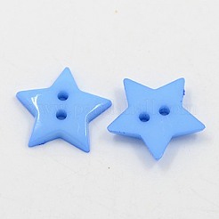 Акриловые швейные пуговицы &nbsp;BUTT-E070-B-M