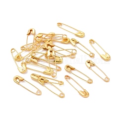 金属色の鉄製安全ピン  ゴールドカラー  20x5x1.5mm&nbsp;X-NEED-D001-2