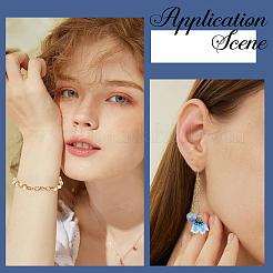 800 шт. 4 стиля соединительных колец из нержавеющей стали 304 STAS-SC0009-36