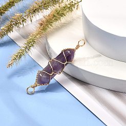 Соединители звеньев естественных смешанных драгоценных камней&nbsp;PALLOY-JF00922