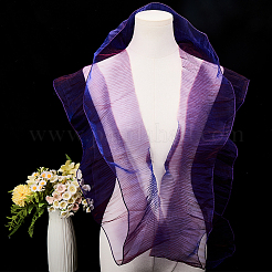 10 yard de bordure en dentelle plissée en polyester Lucency&nbsp;OCOR-GF0004-74I