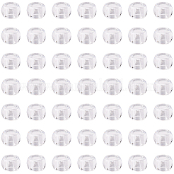 800cs прозрачные пластиковые бусины KY-SP0001-52B