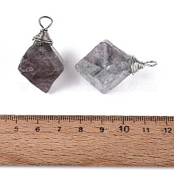 Pendenti fluorite naturale&nbsp;G-Q606-49P